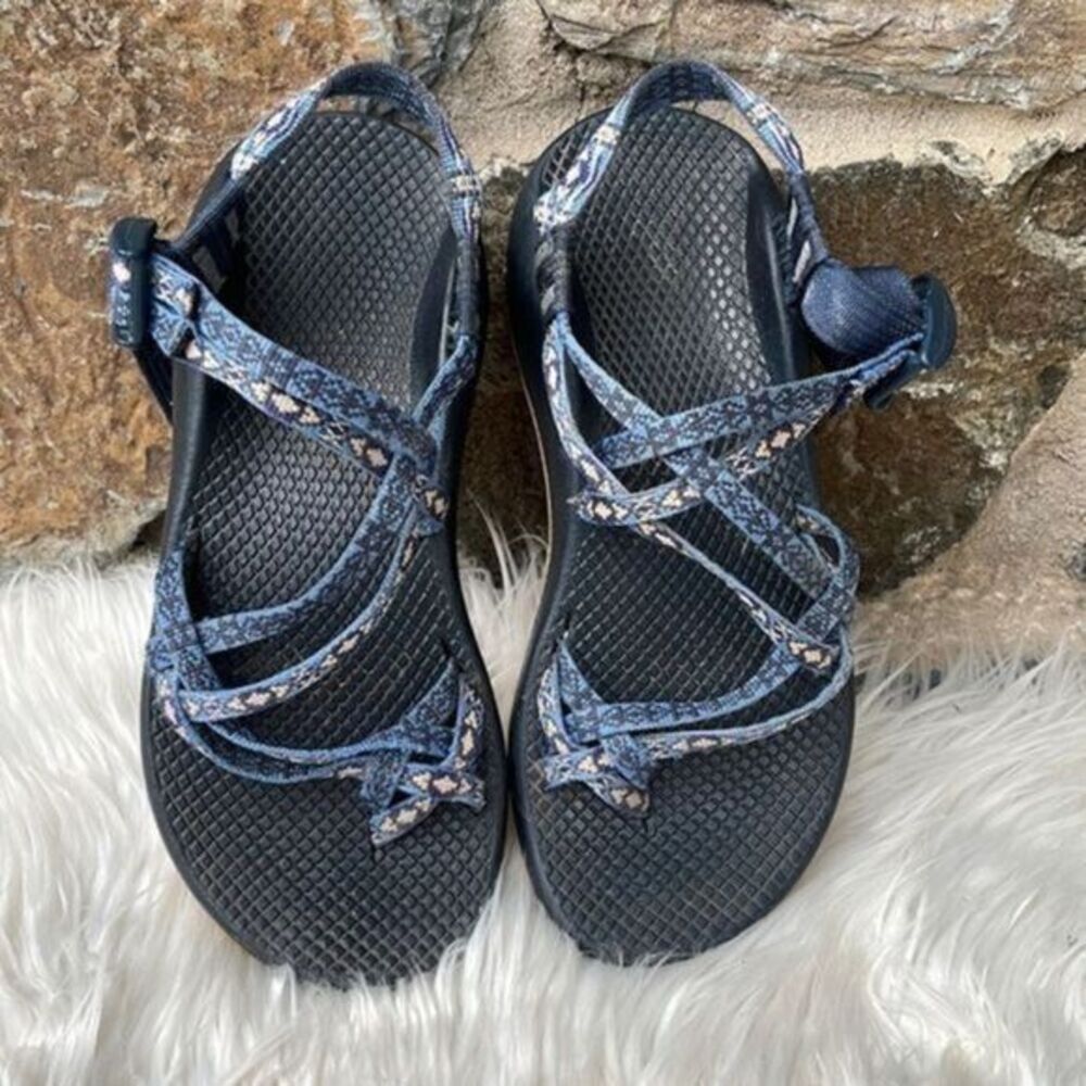 Chaco Chacos Women's US 7  Sandal Grey And blue